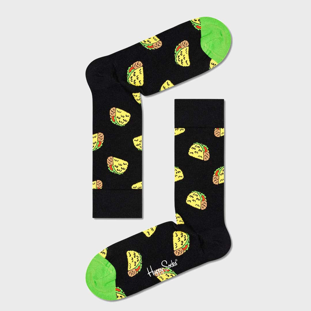 Taco to Go Sock (9000) | Black Green