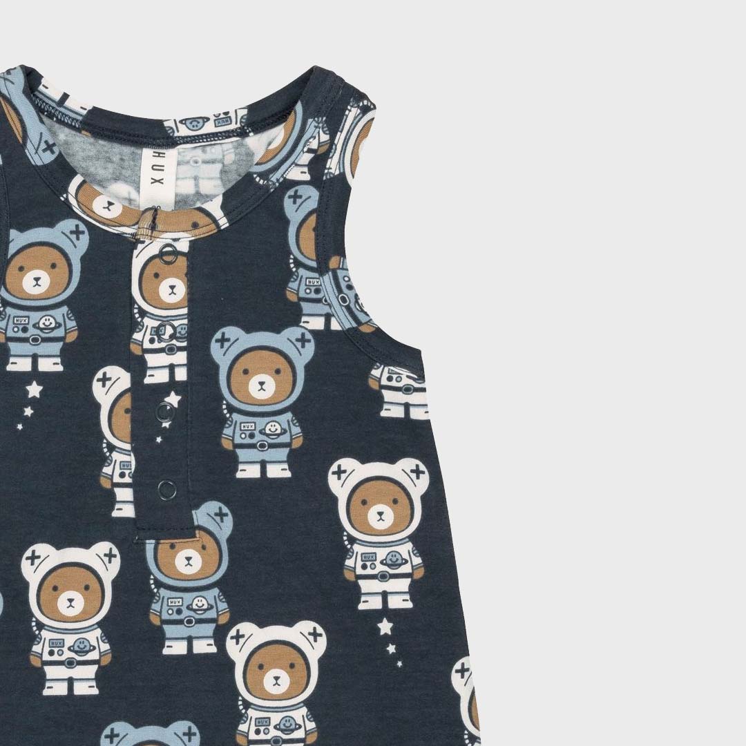 ASTRO BEAR SLEEVELESS ROMPER