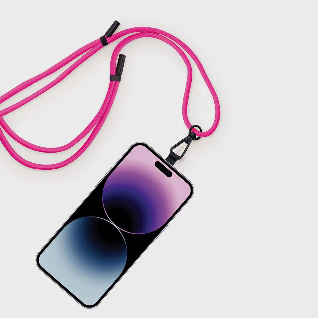 ADJUSTABLE PHONE LANYARDS |  PINK