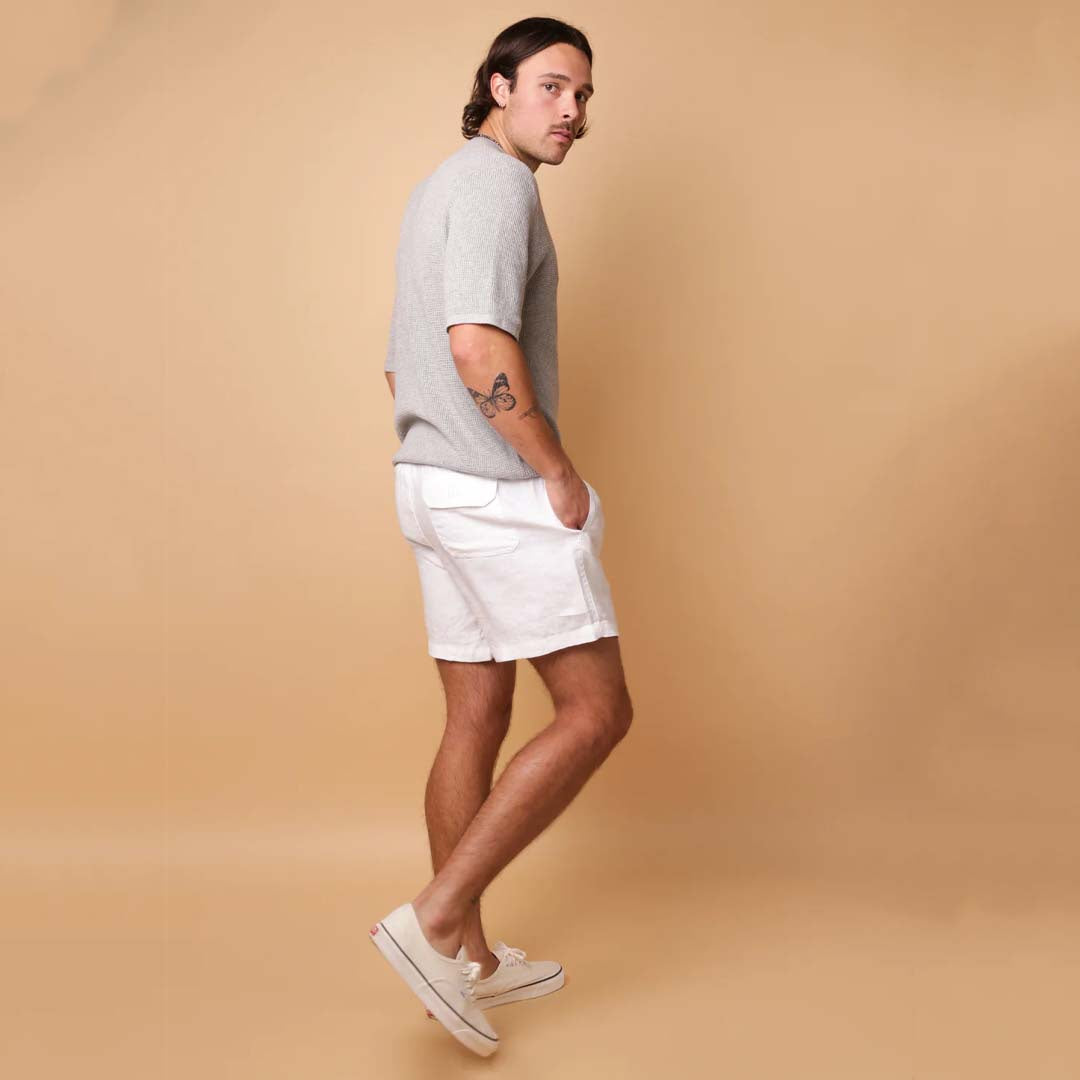 SOFT KNIT TEE | MELANGE