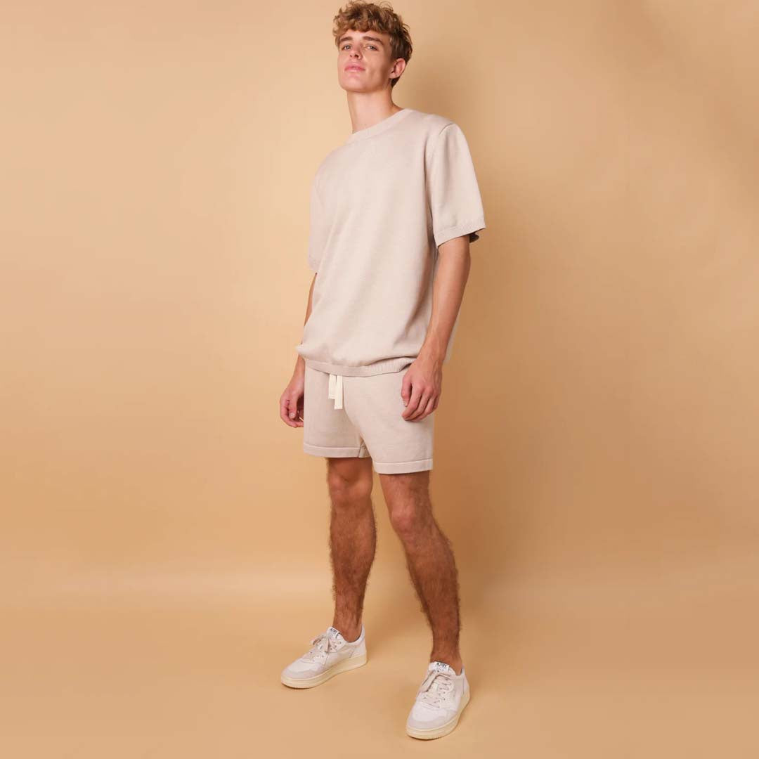 TYSON KNITTED SHORT | BEIGE