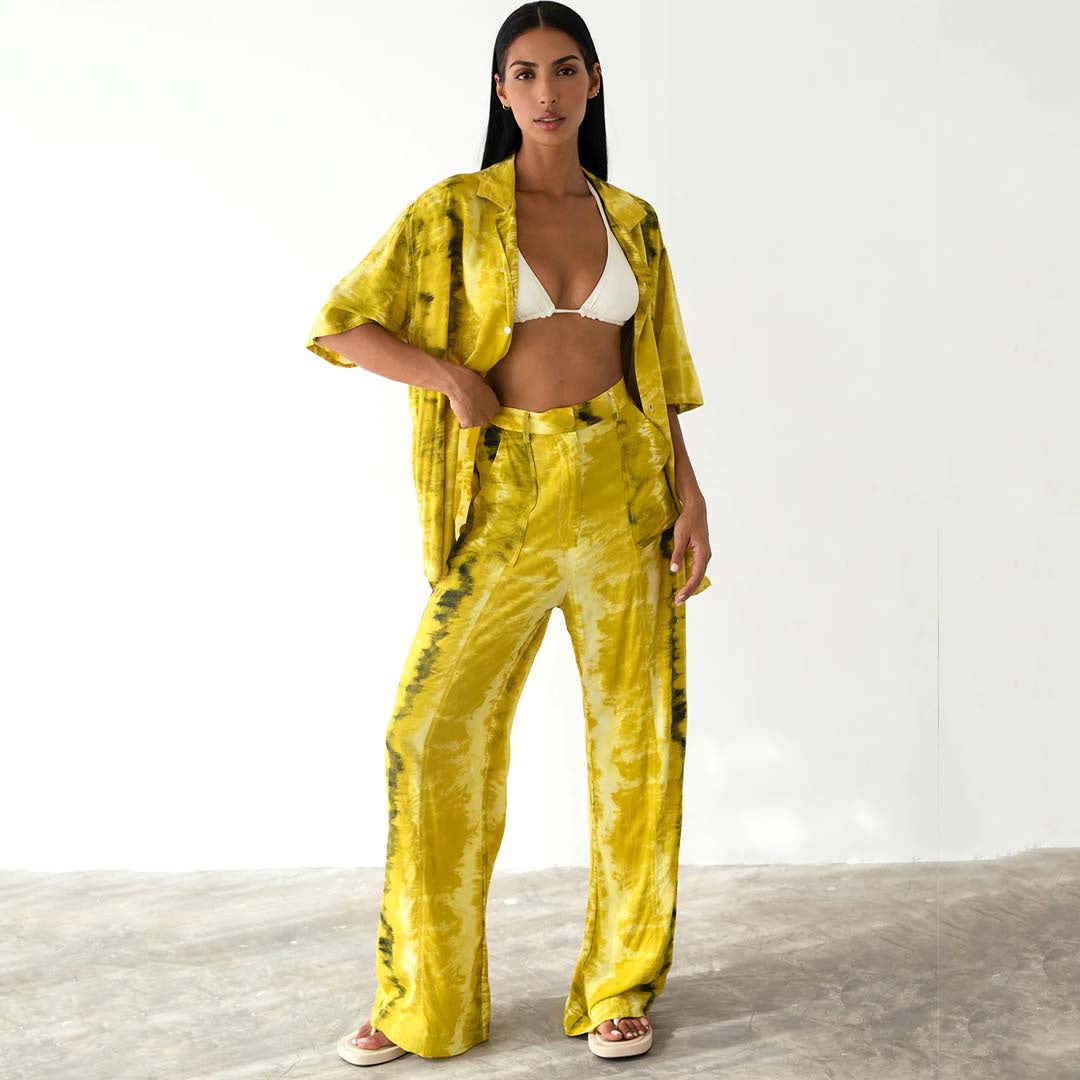 AVA RELAXED SHIRT - GOLDEN