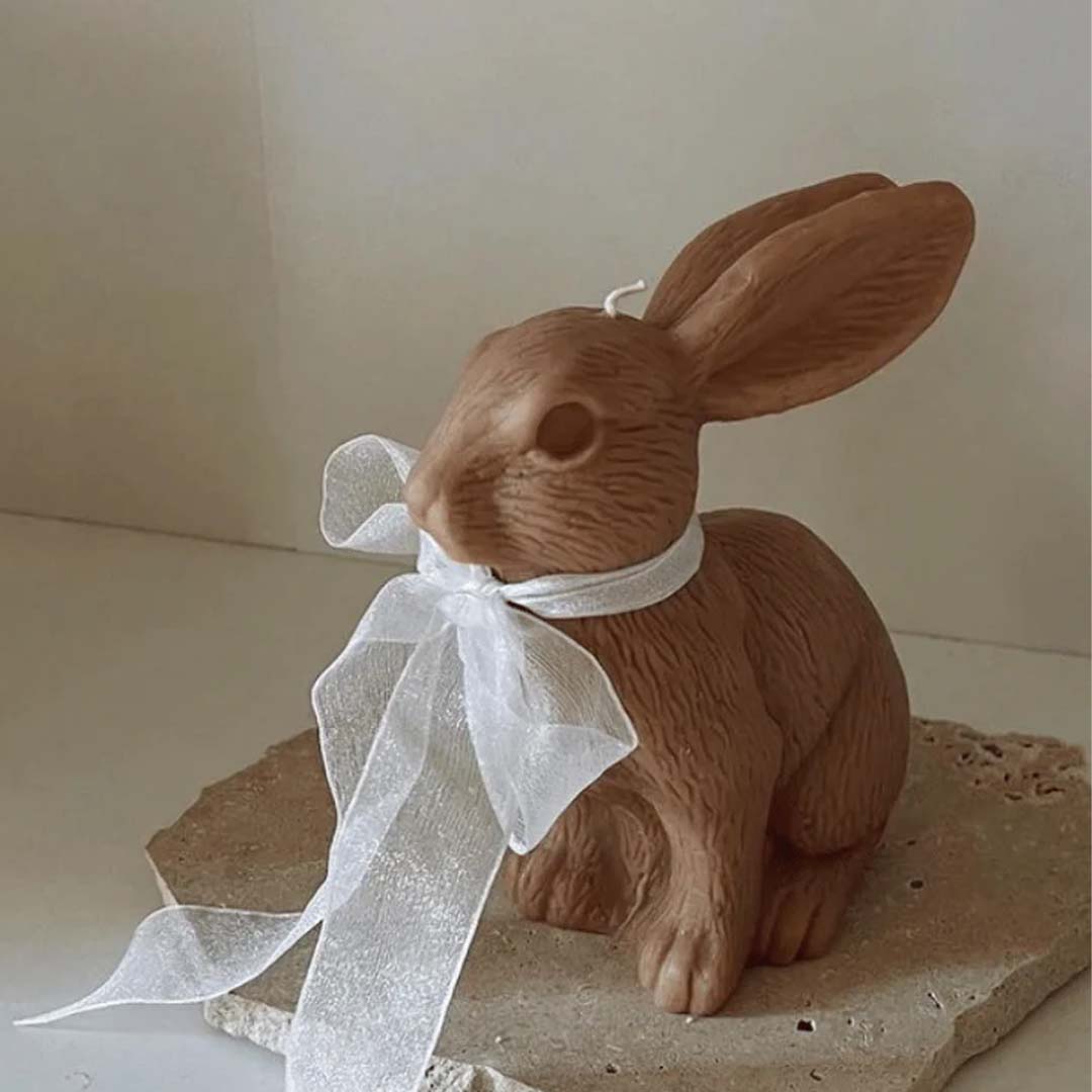 BUNNY RABBIT CANDLE - EGYPTIAN AMBER