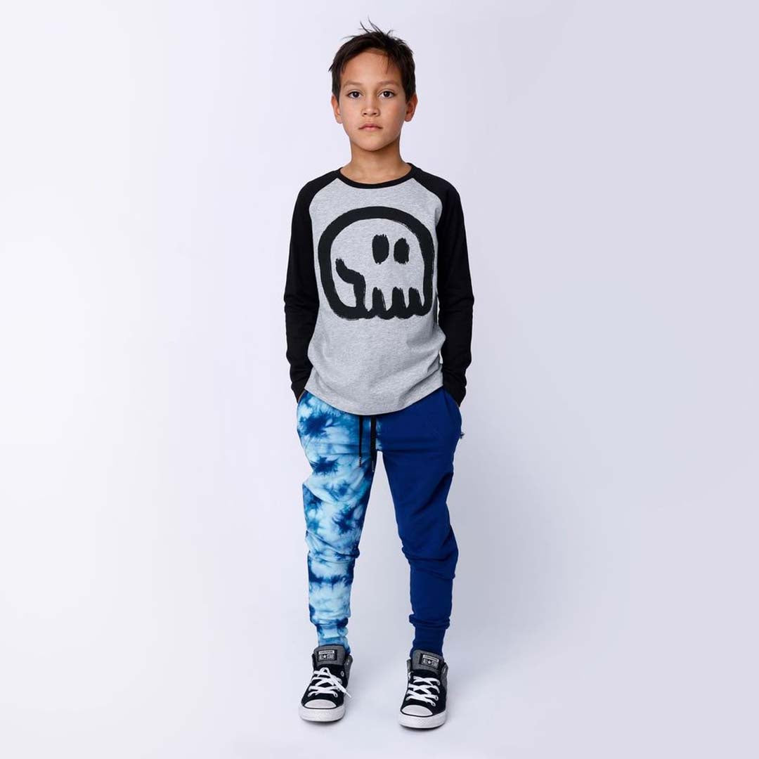 DUO TIE DYE TRACKIES | NAVY