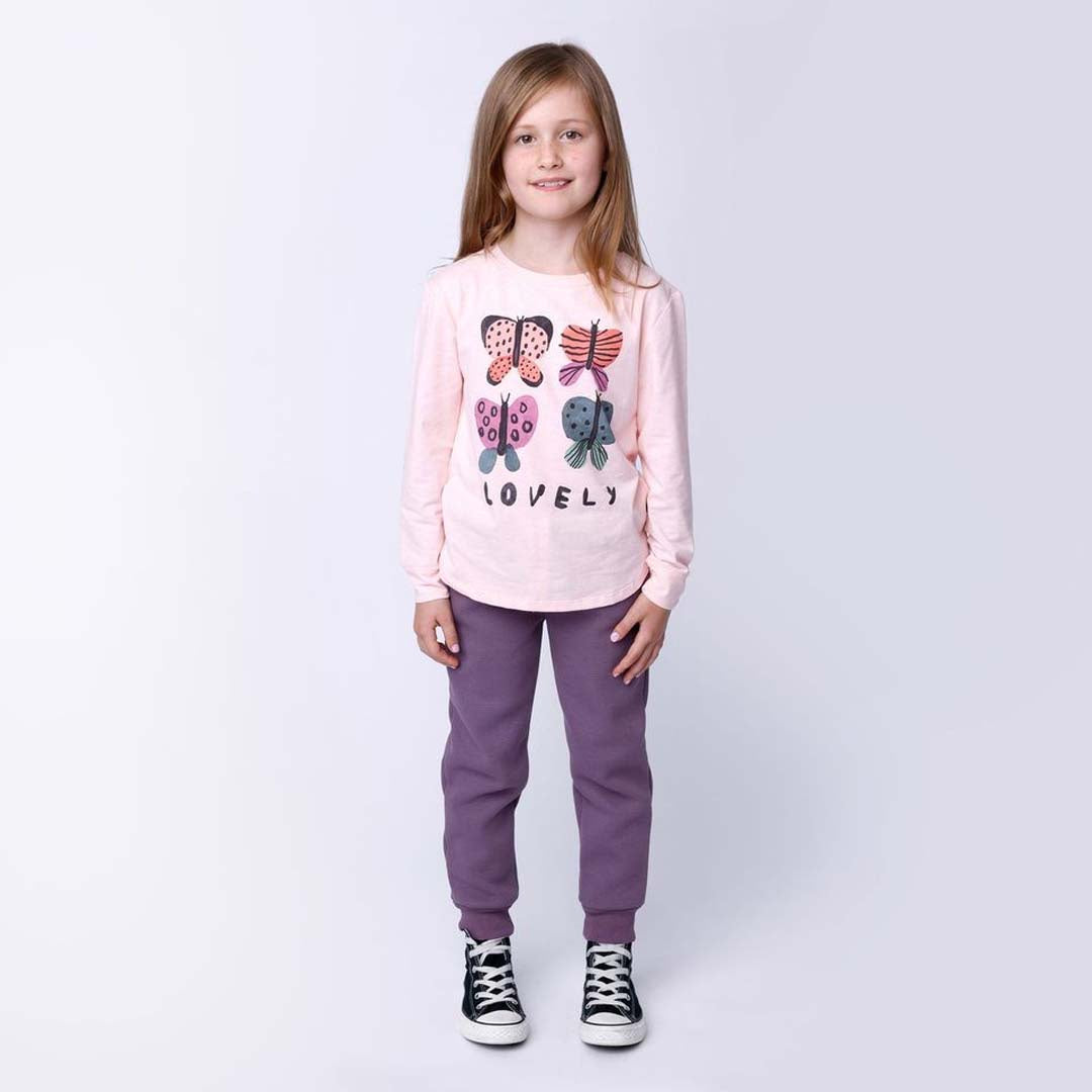 LOVELY BUTTERFLIES TEE | PINK MARLE