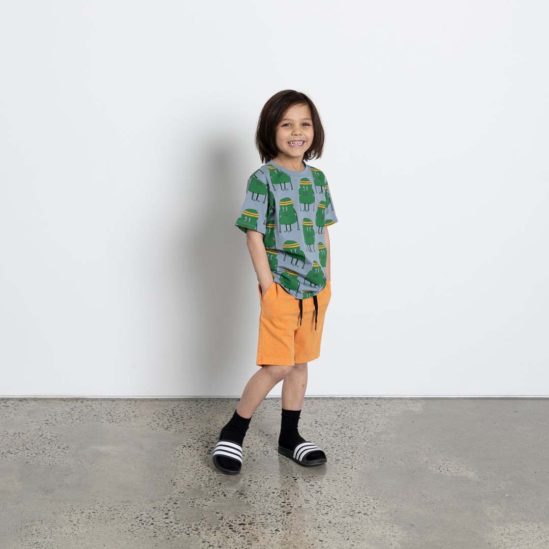 SPORTY BLOB TEE - POWDER BLUE