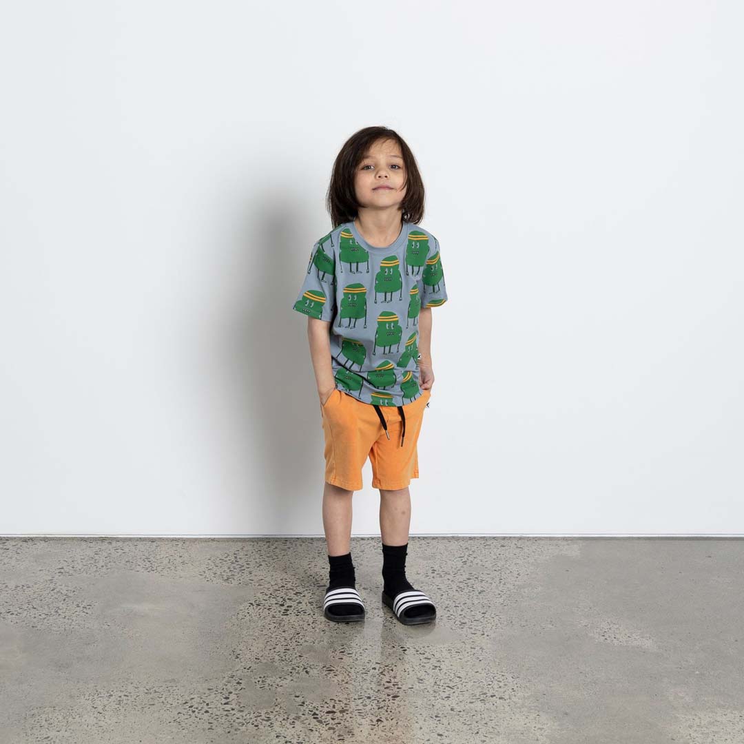 SPORTY BLOB TEE - POWDER BLUE