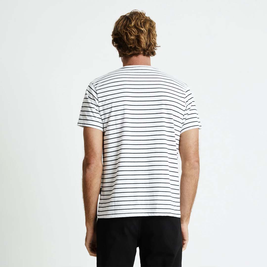 BRETON STRIPE TEE |  BLACK / WHITE