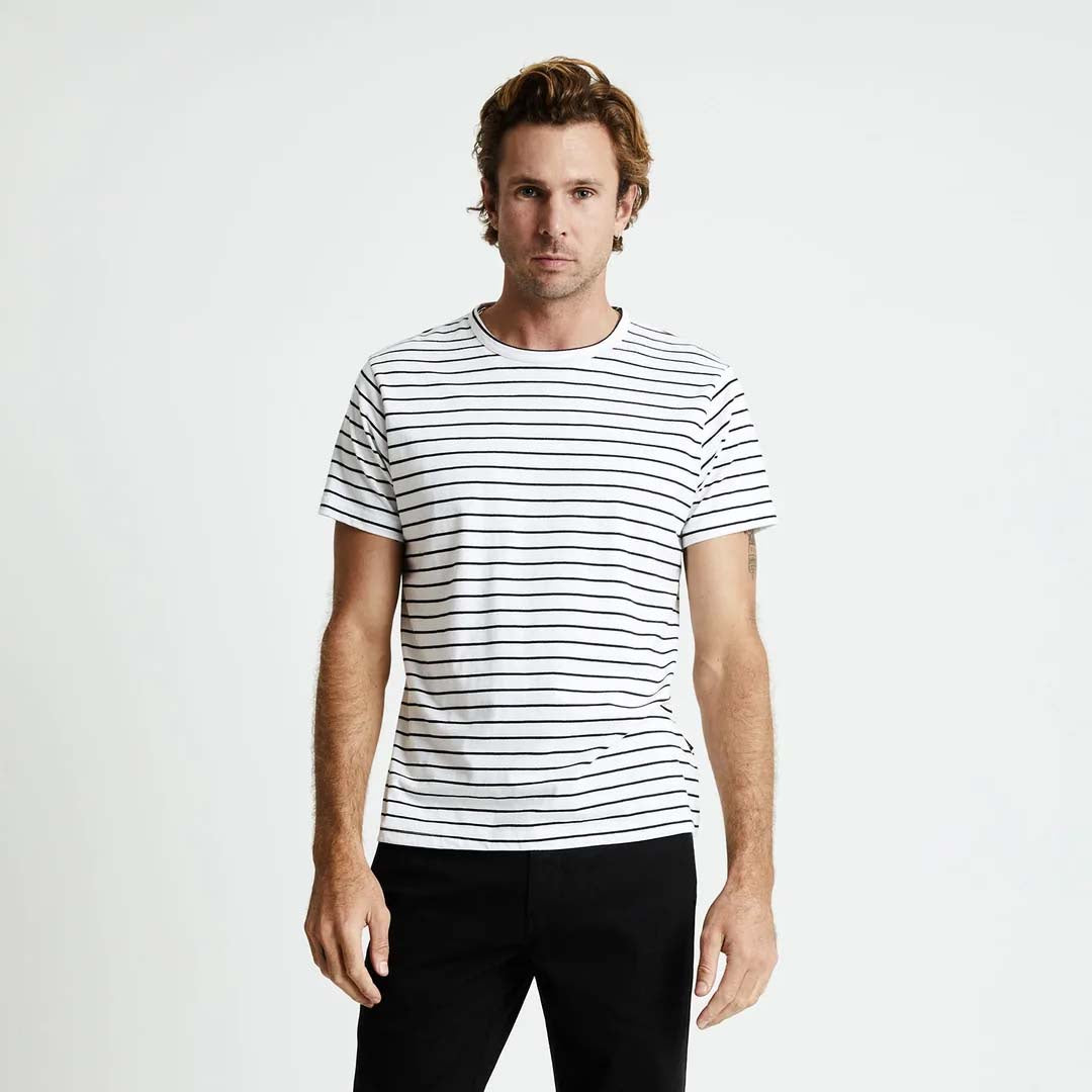 BRETON STRIPE TEE |  BLACK / WHITE