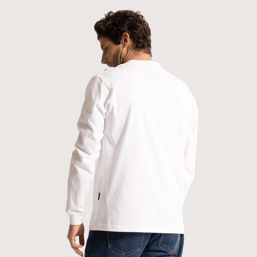 HEAVY WEIGHT LS TEE | WHITE