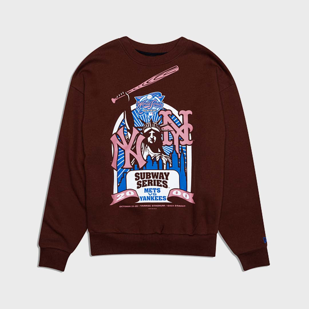 YANKEES vs METS SWEATER | CHOCOLATE