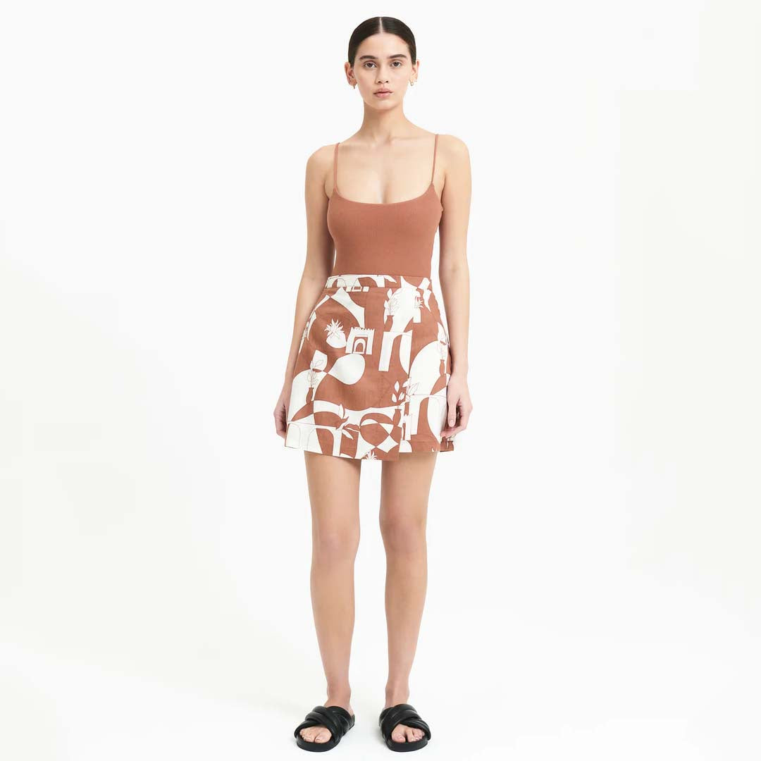 SAFIA SKIRT - TANGIER