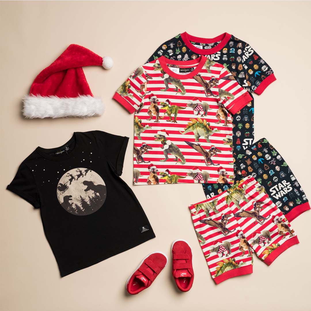 DINO SLEIGH T-SHIRT - BLACK