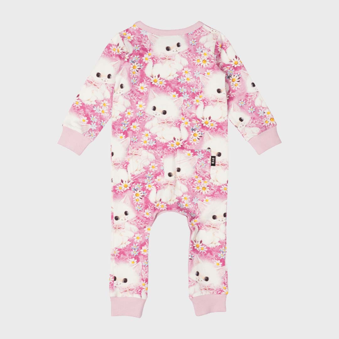 KITTEN BABY PLAYSUIT