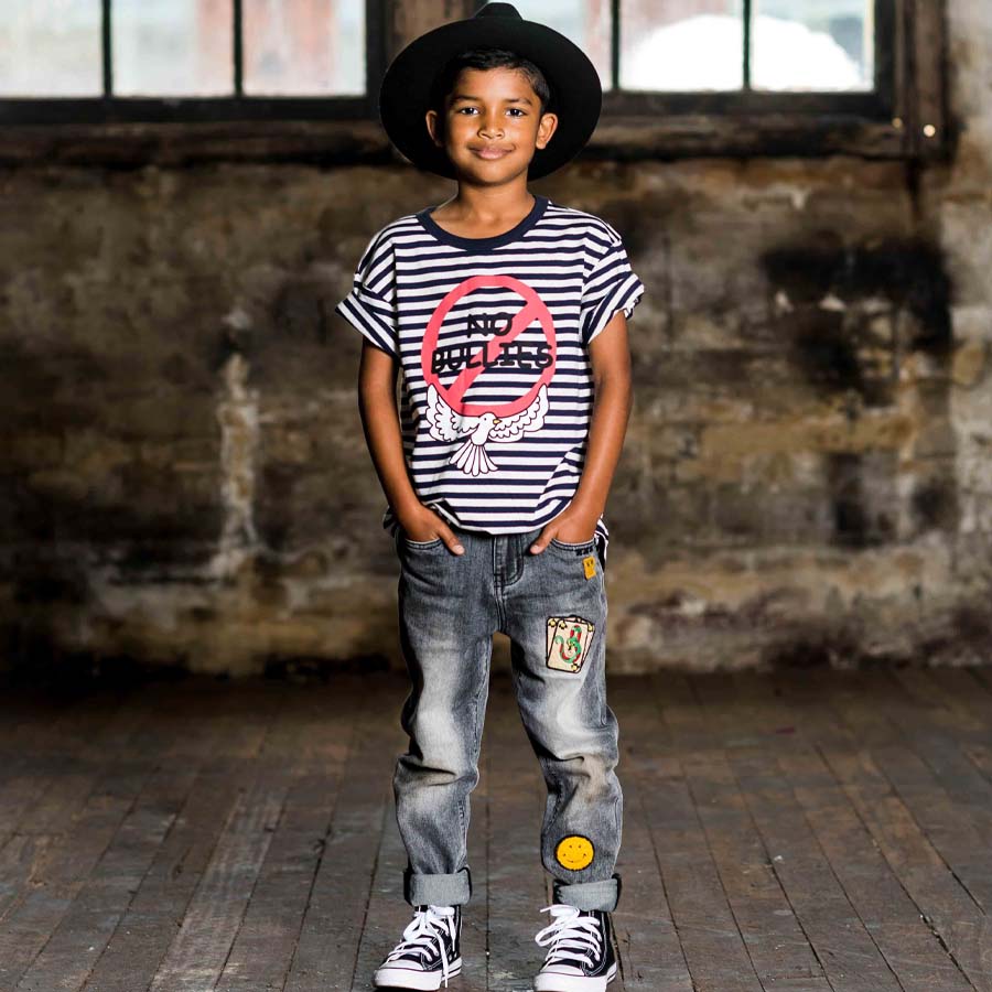 BOXY NO BULLIES SS T-SHIRT