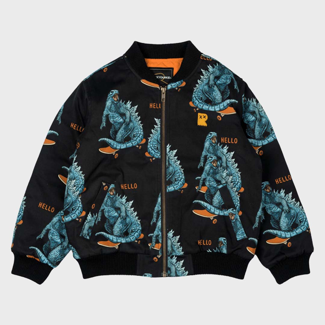 HELLO DINO ZIP FRONT JACKET