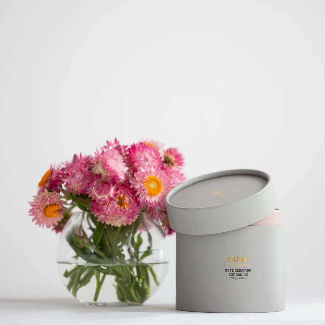 ROSE GERANIUM SOY CANDLE
