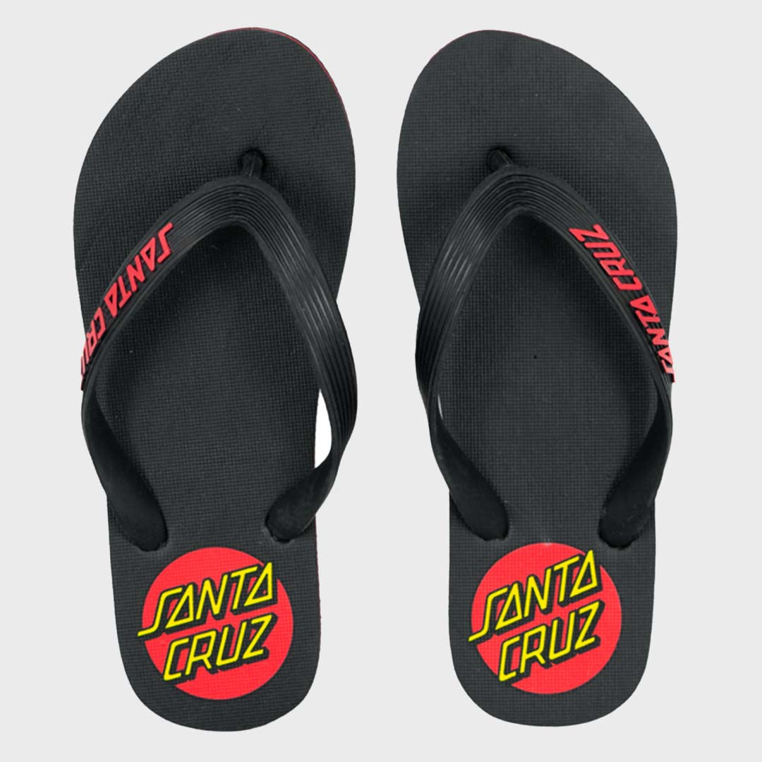 KIDS CLASSIC DOT THONG | BLACK