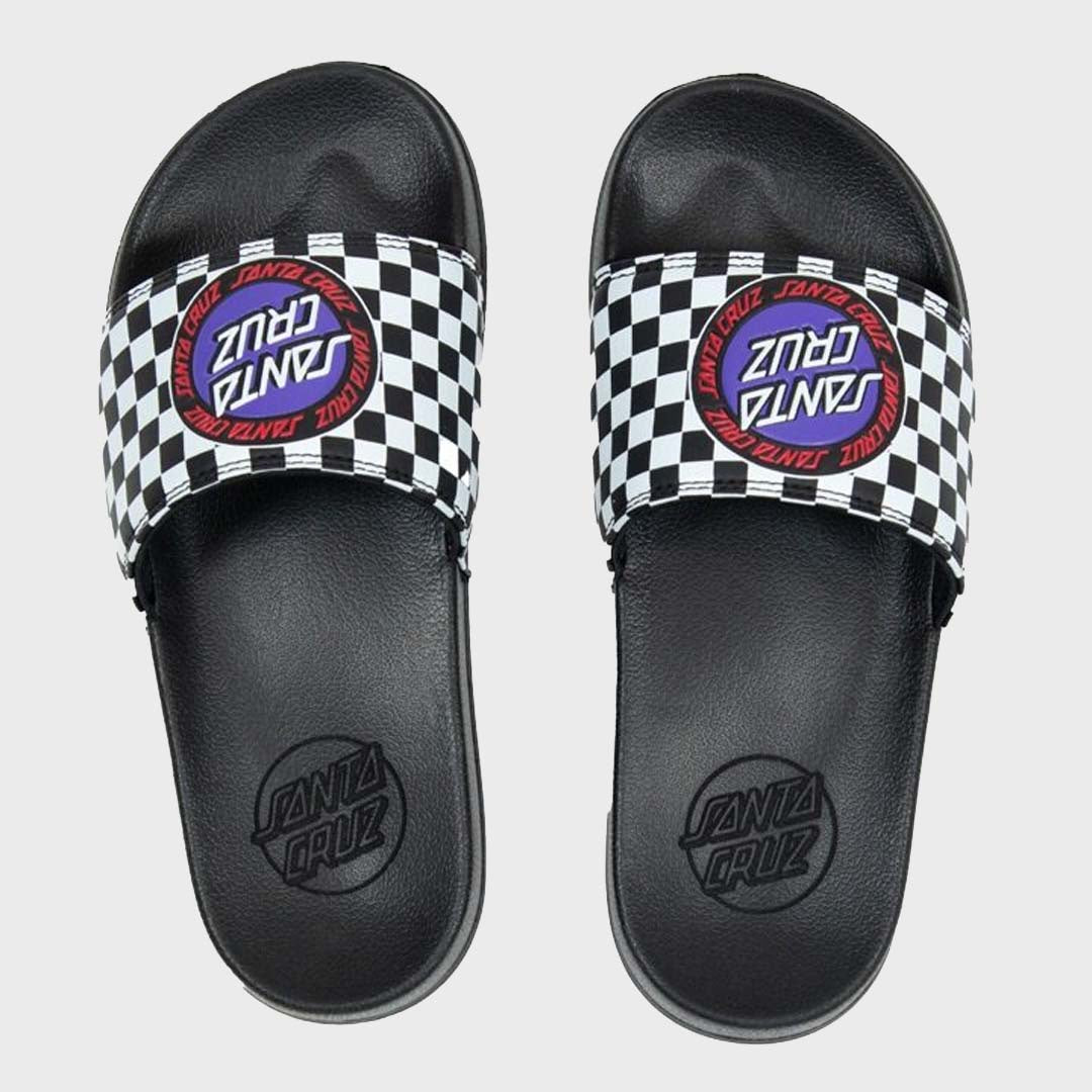 OUTER RINGED SLIDE | BLACK CHECK