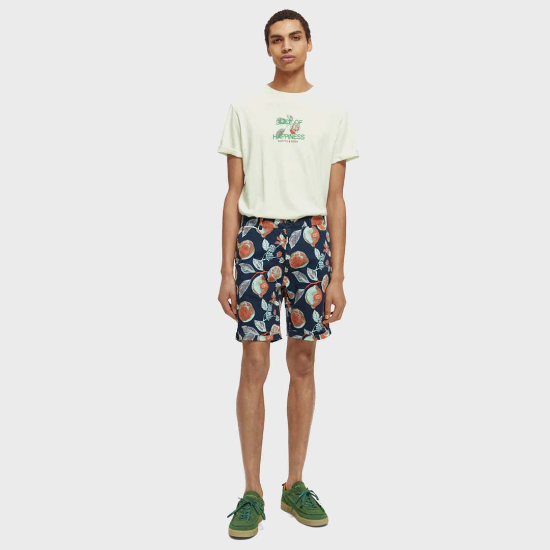 STUART PIMA COTTON SHORTS | NAVY