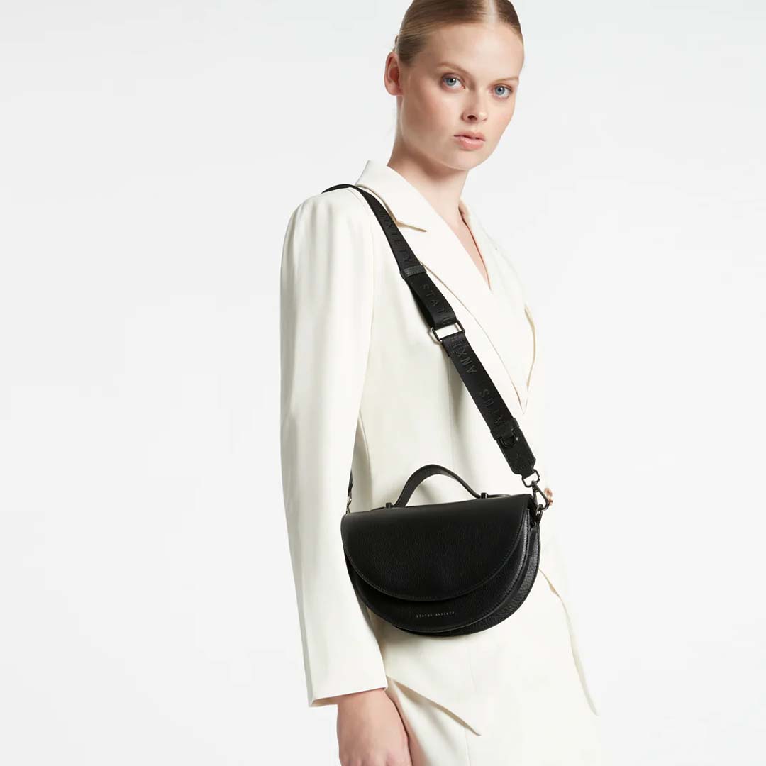 ALL NIGHTER with WEBBED STRAP | BLACK