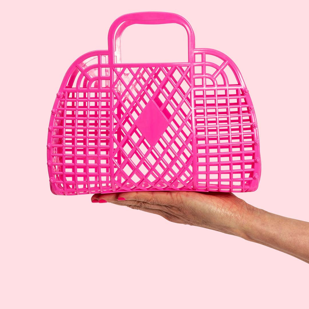 RETRO BASKET | BERRY PINK