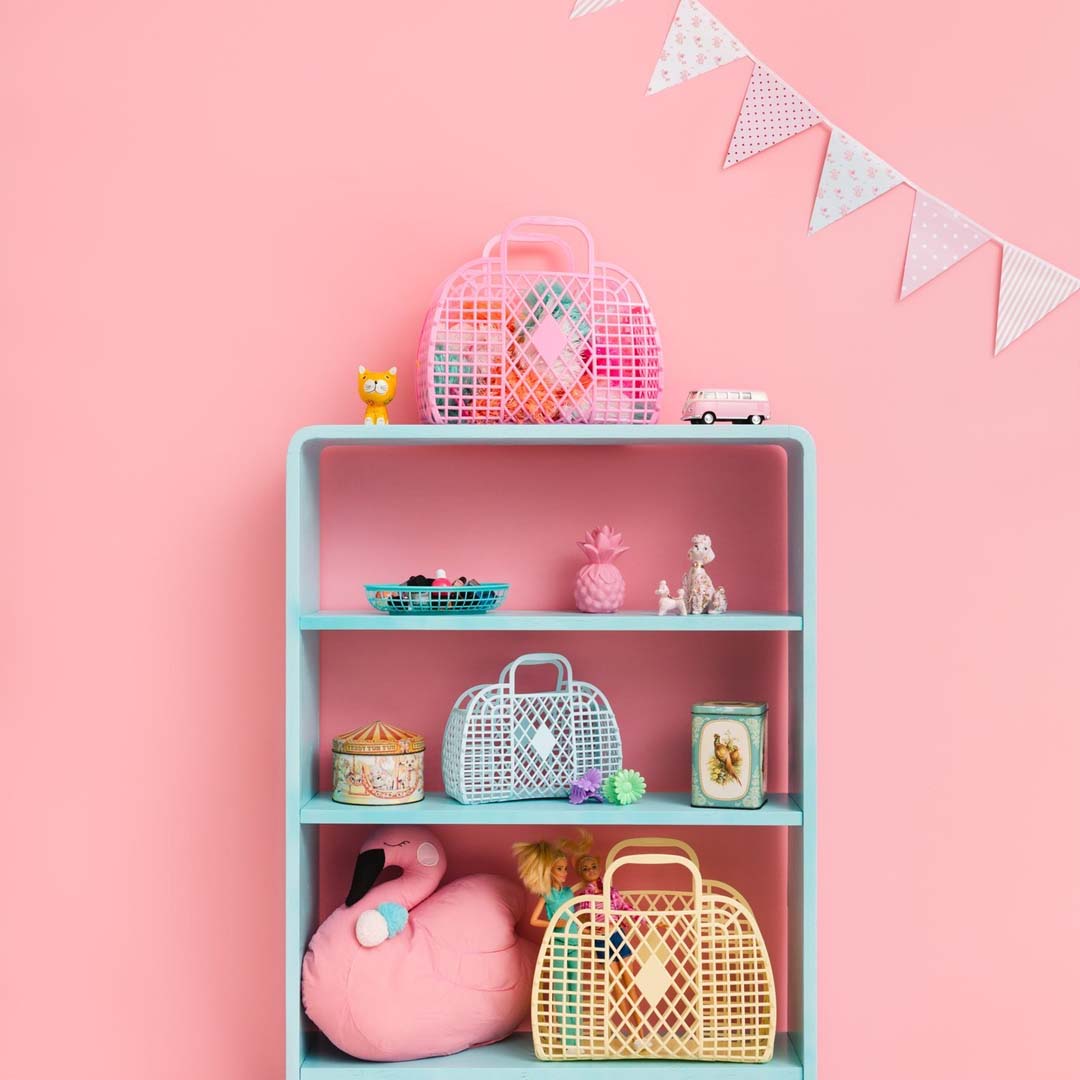 Retro Basket | Seafoam