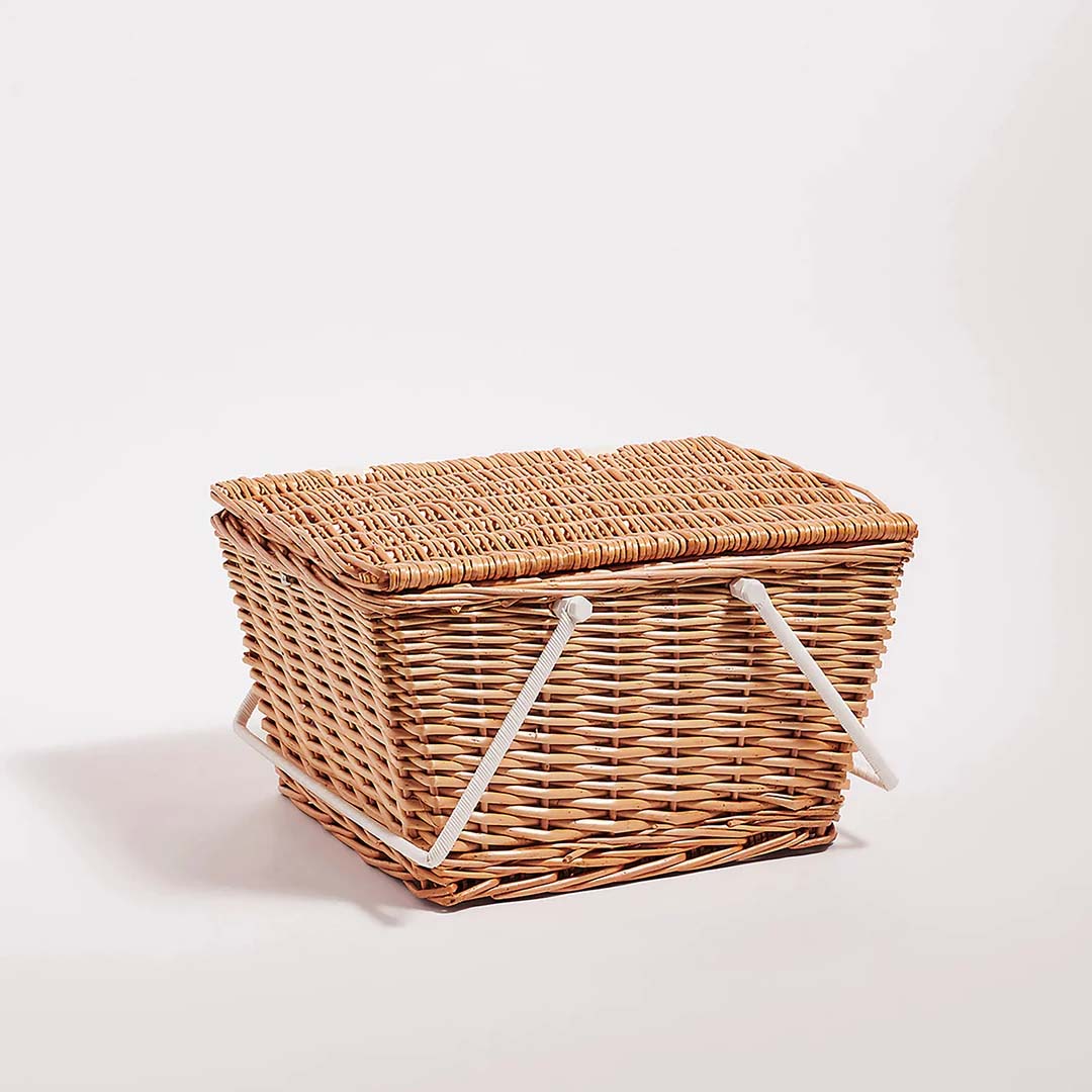 SMALL PICNIC BASKET - NATURAL