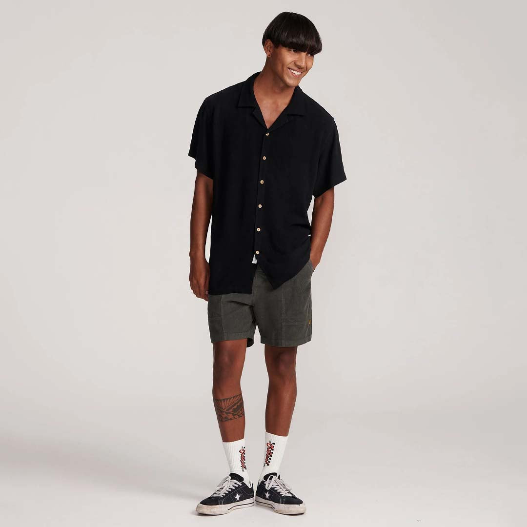 ERNIE RESORT SHIRT | BLACK
