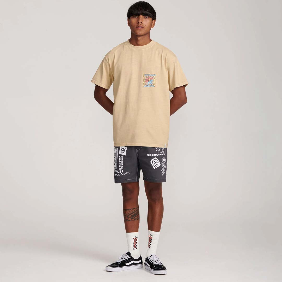 RESURGENCE TEE | PALE KHAKI