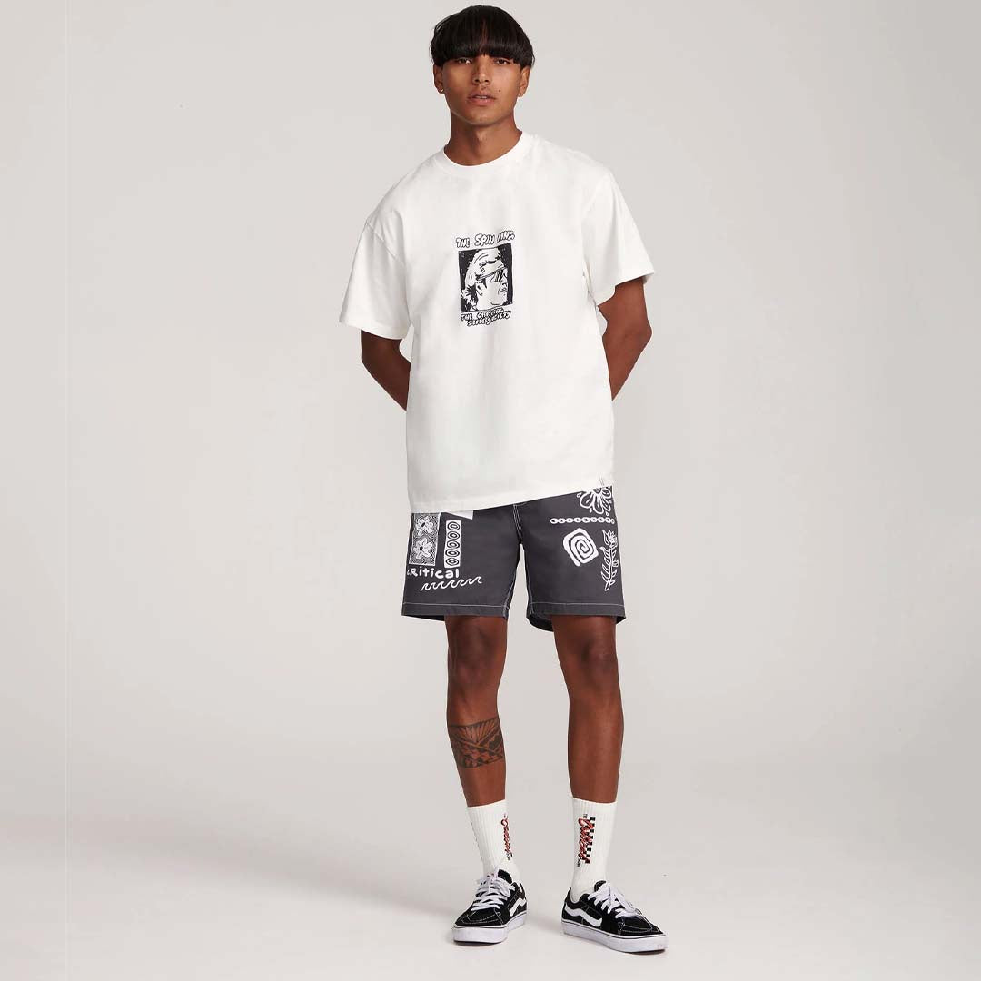 SPINNER TEE | VINTAGE WHITE