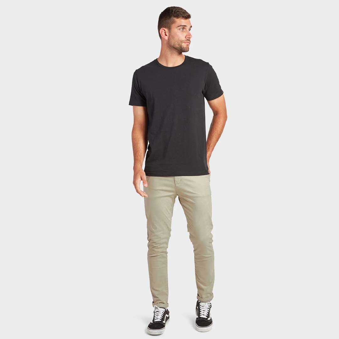 COOPER SLIM CHINO | DUSTY OLIVE