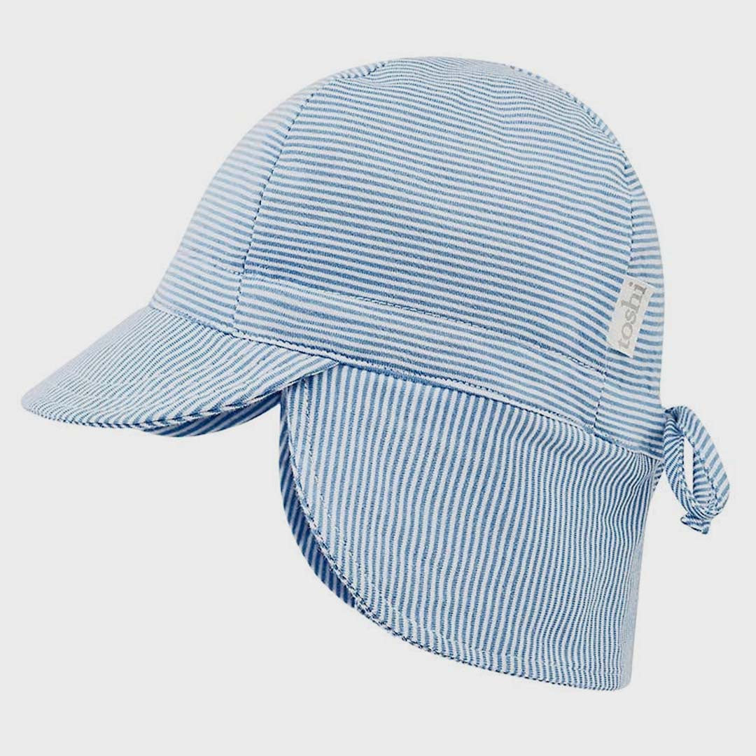 Flap Cap Baby | Sky