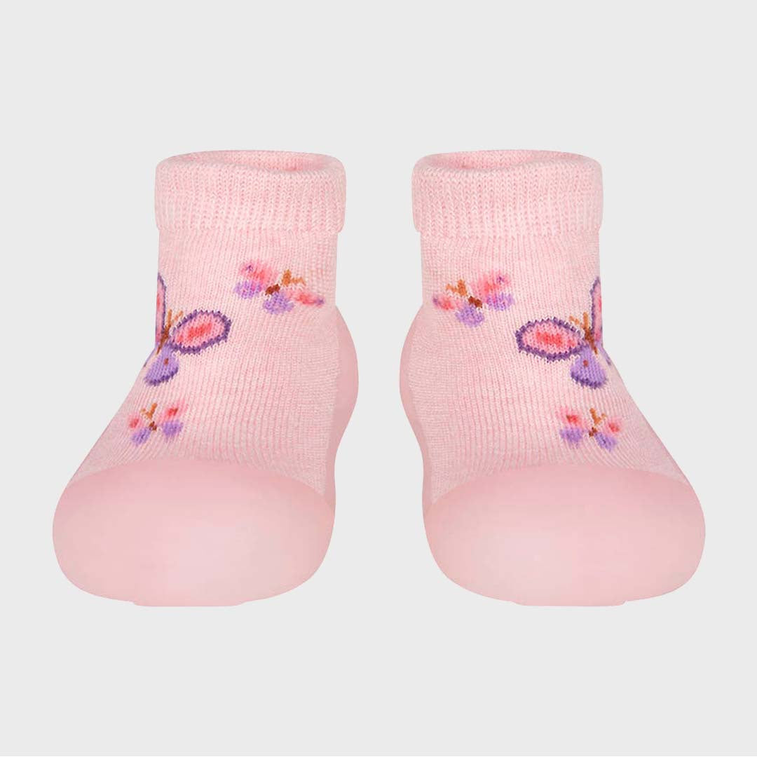 JACQUARD HYBRID WALKING SOCKS | BUTTERFLY BLISS