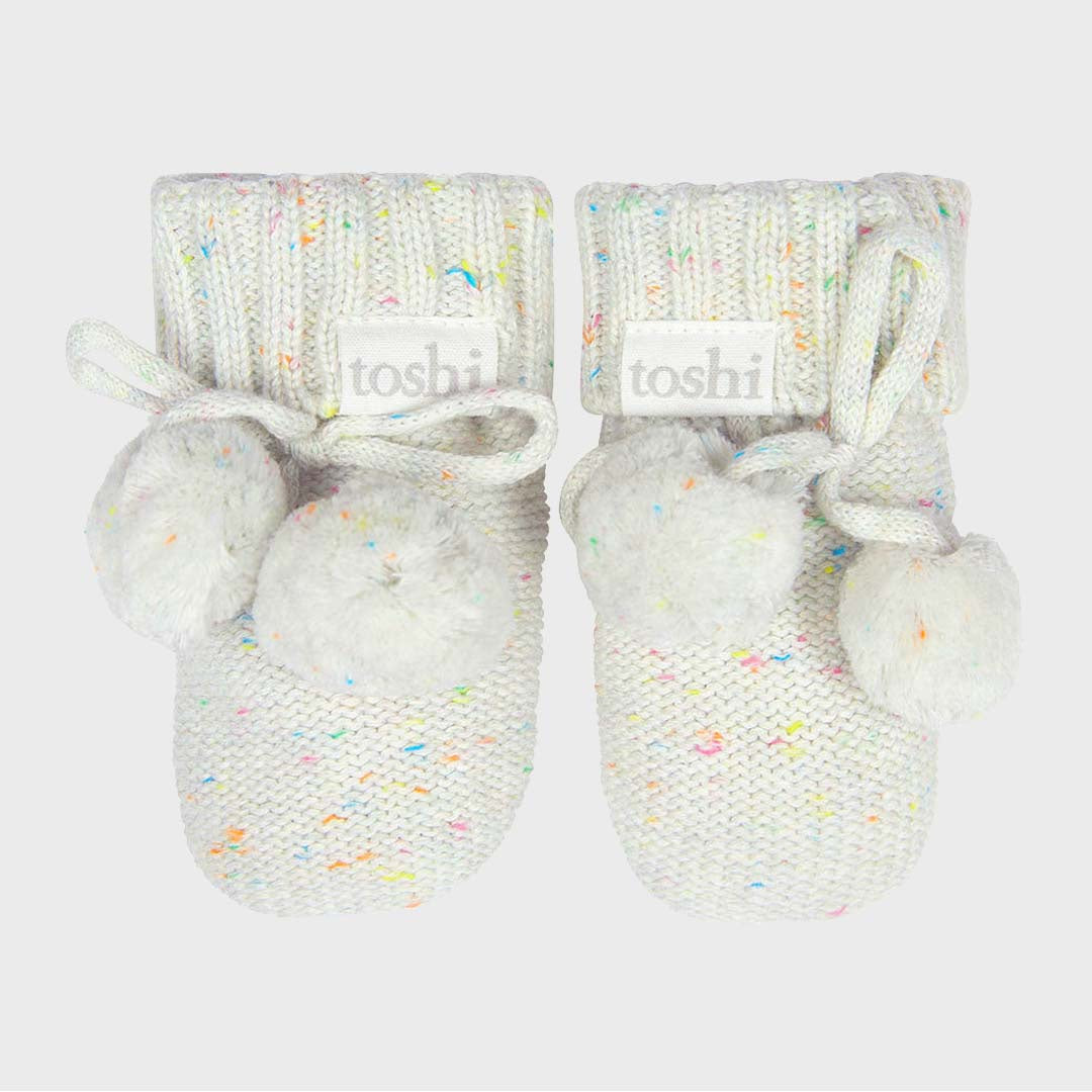 MARLEY ORGANIC BOOTIES | SNOWFLAKE