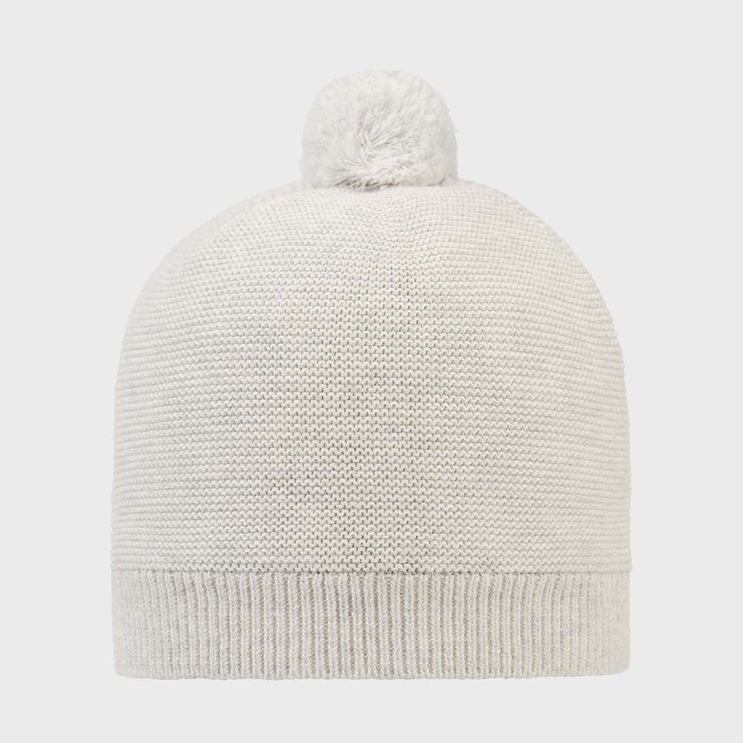 ORGANIC BEANIE LOVE - PEBBLE