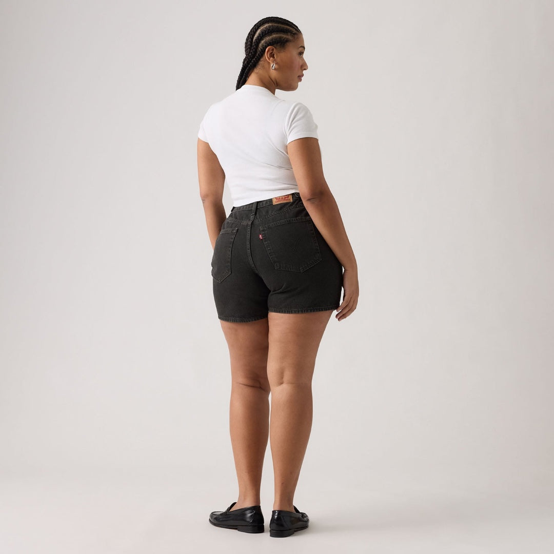Cinch Mid-Thigh Shorts in Open Mind, back view