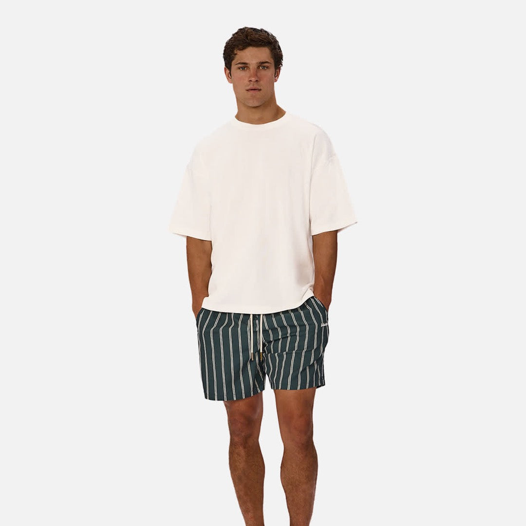 The Posada Swim Short | Pine / White official Industrie view 2