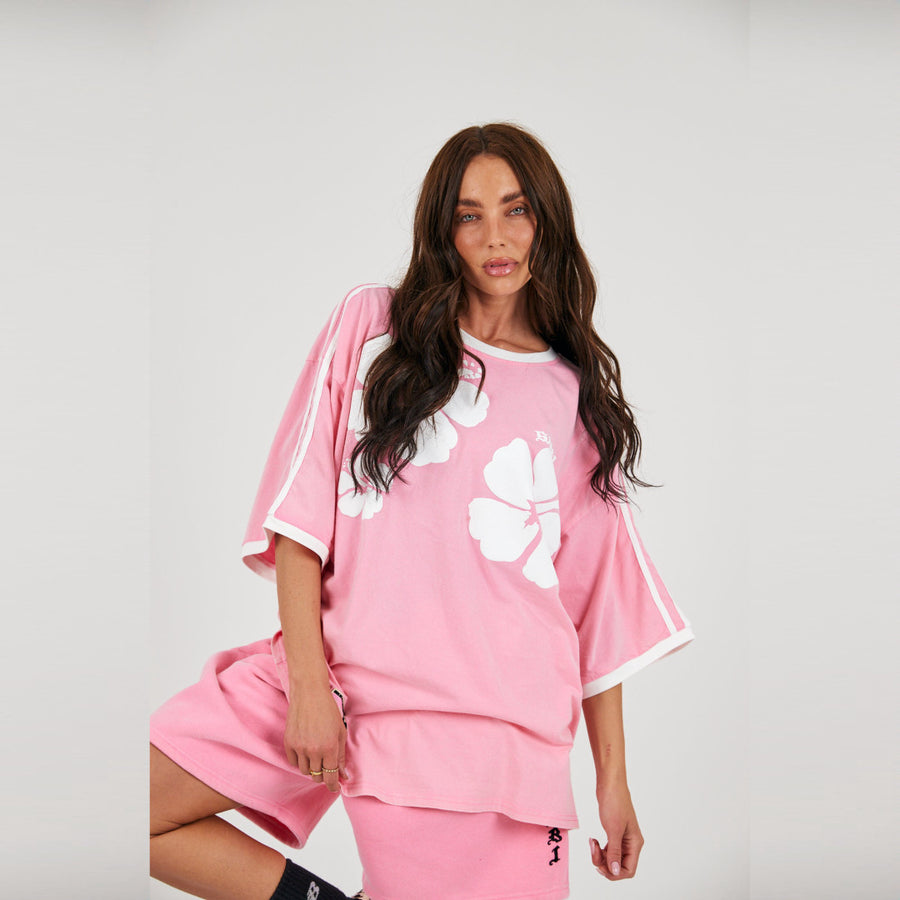 Hibiscus Tee | Washed Pink — view 1