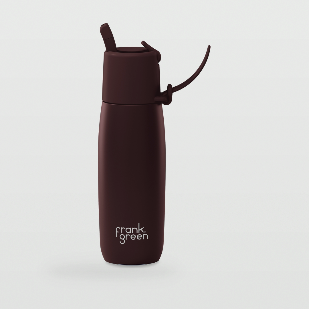 Edition II Bottle with Flip Straw Lid (595ml) | Chocolate — image 1