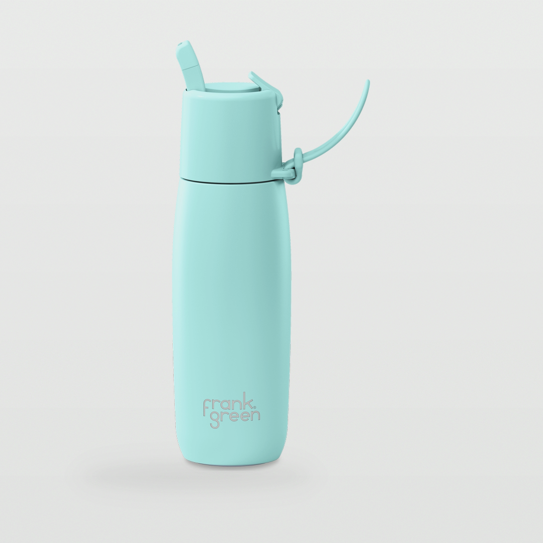 Edition II Bottle with Flip Straw Lid (595ml) | Peppermint — image 1