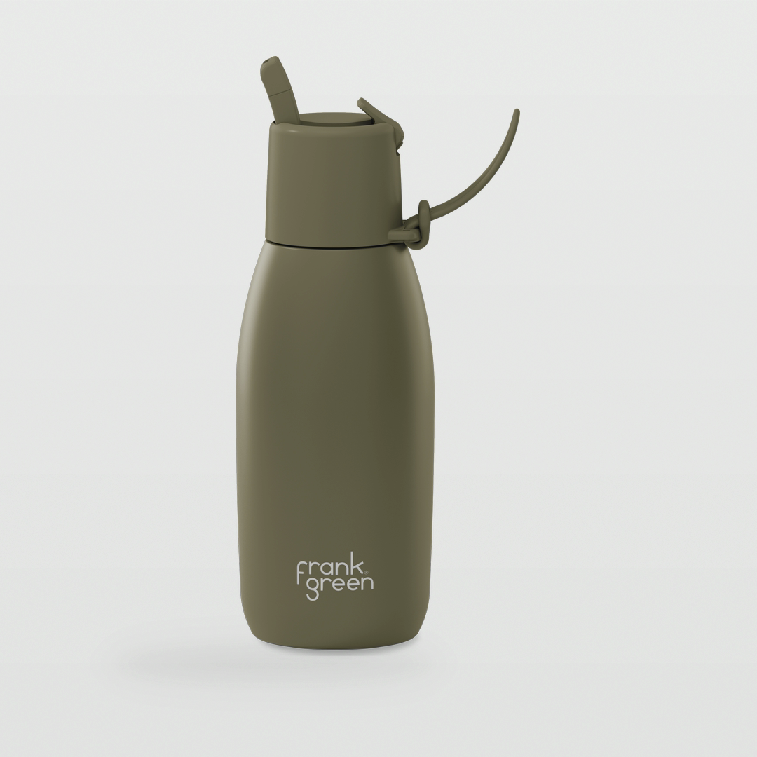 Edition II Bottle with Flip Straw Lid (1 Litre) | Moss — image 1