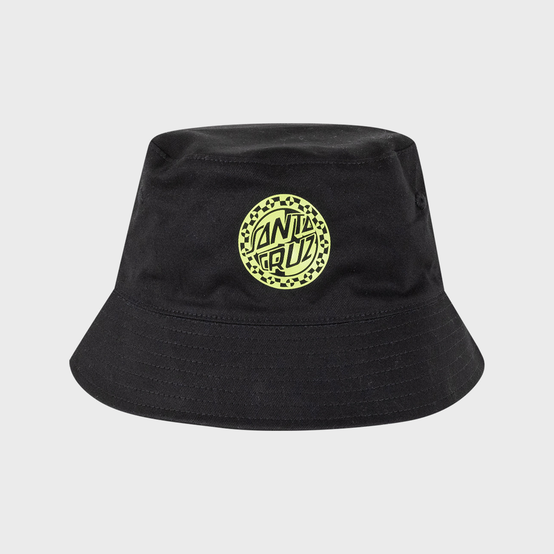 Malba Crash Dot Mono Reversible Bucket Hat | Black