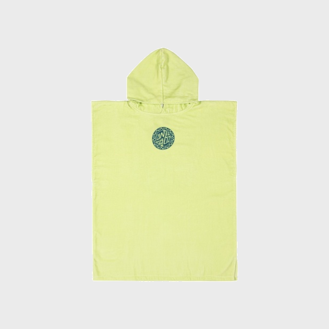 Malba Crash Dot Mono Hooded Towel | Lime