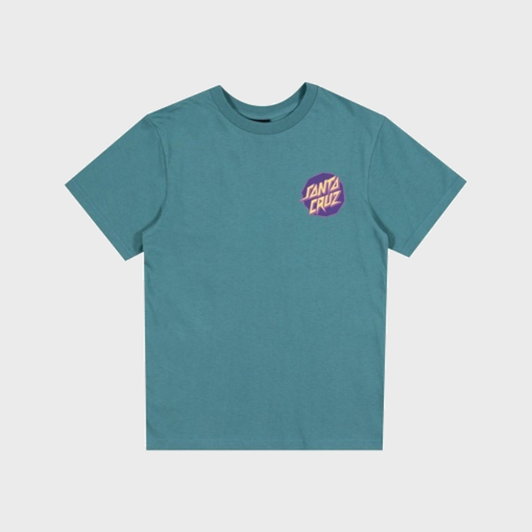 Meek Scratched Slasher Tee | Teal