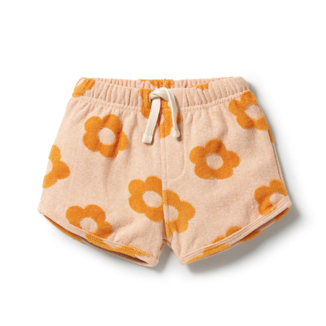 Daisy Glow Organic Terry Tie Short — image 1