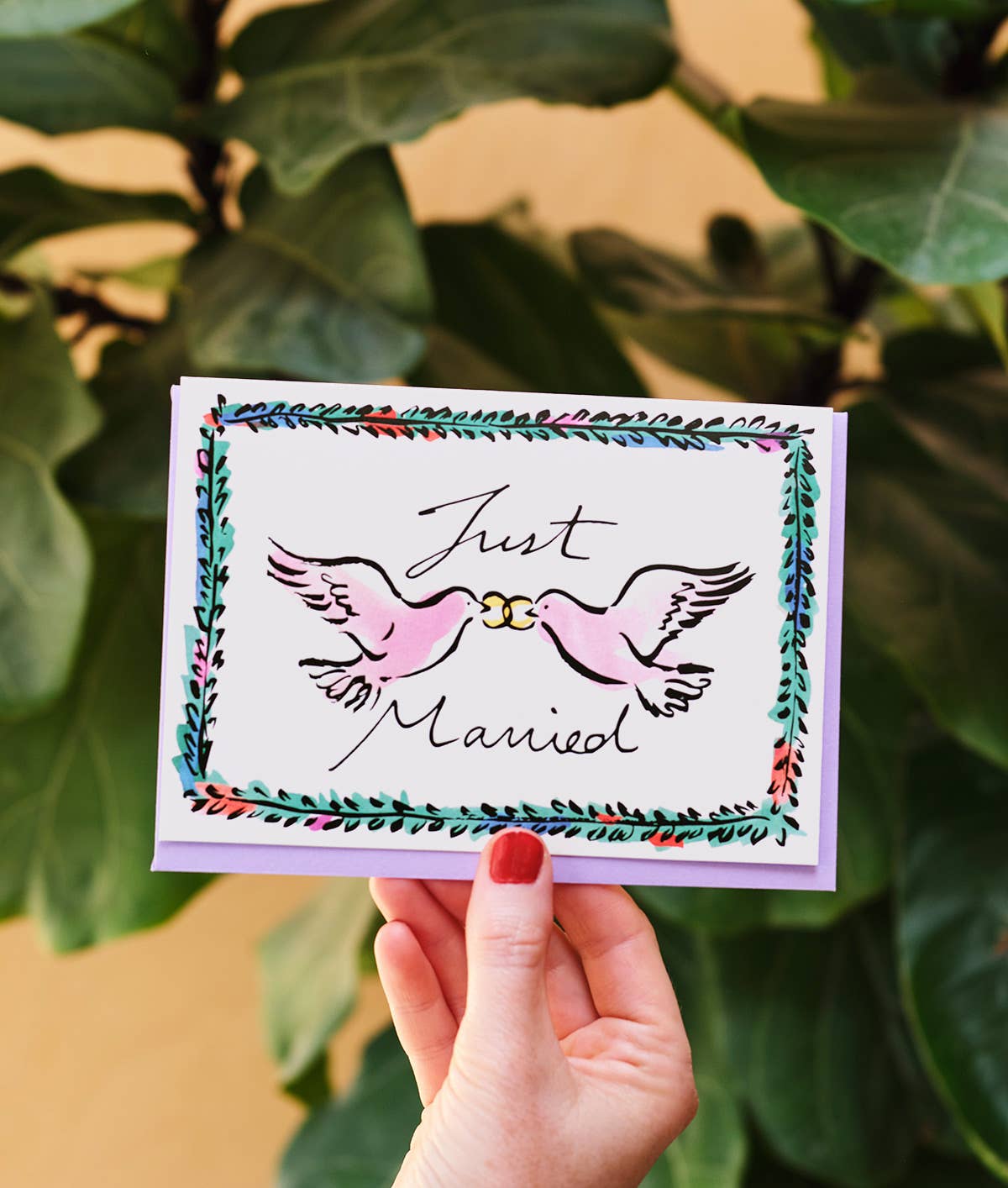 Wedding Doves Greeting Card