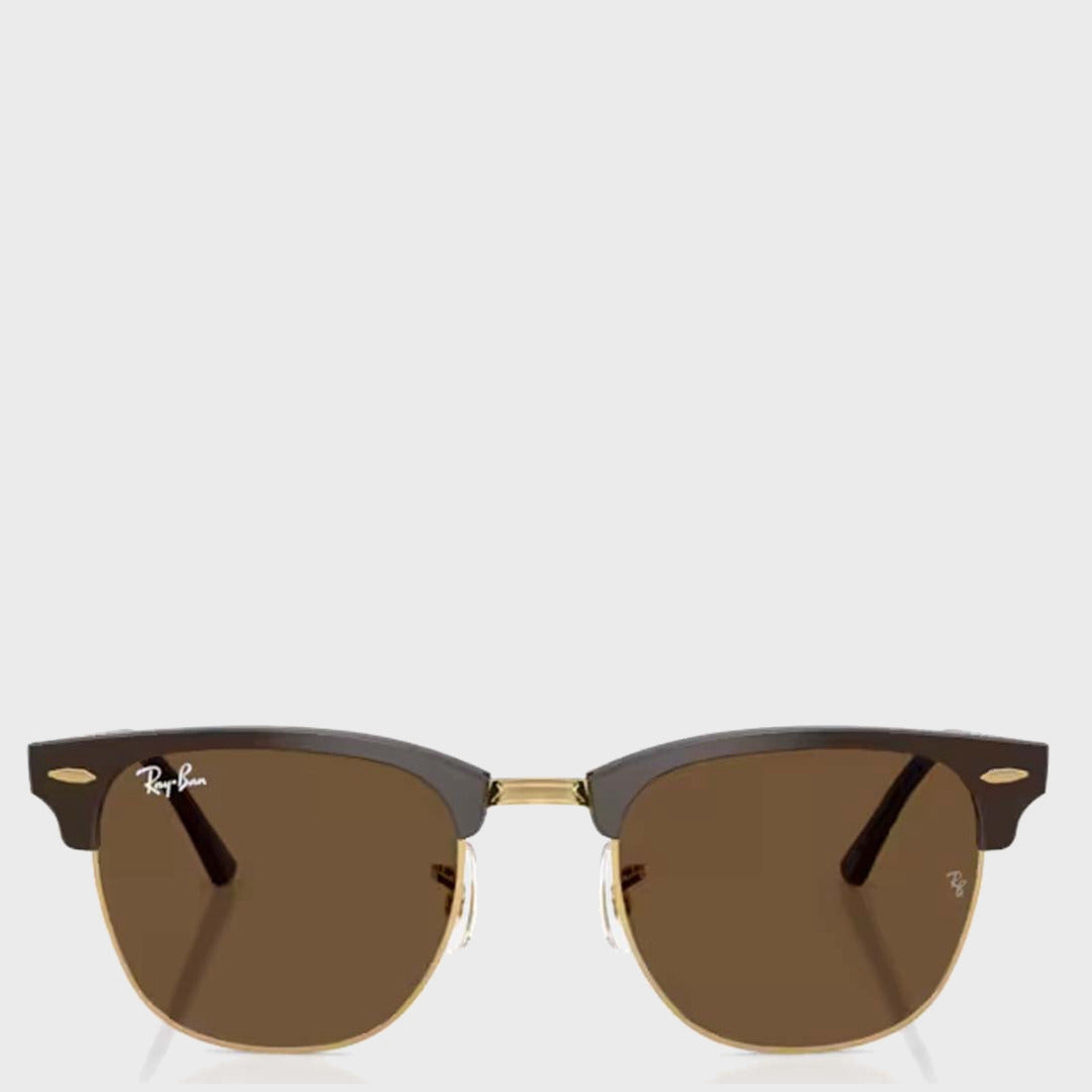 Clubmaster | Brown & Gold