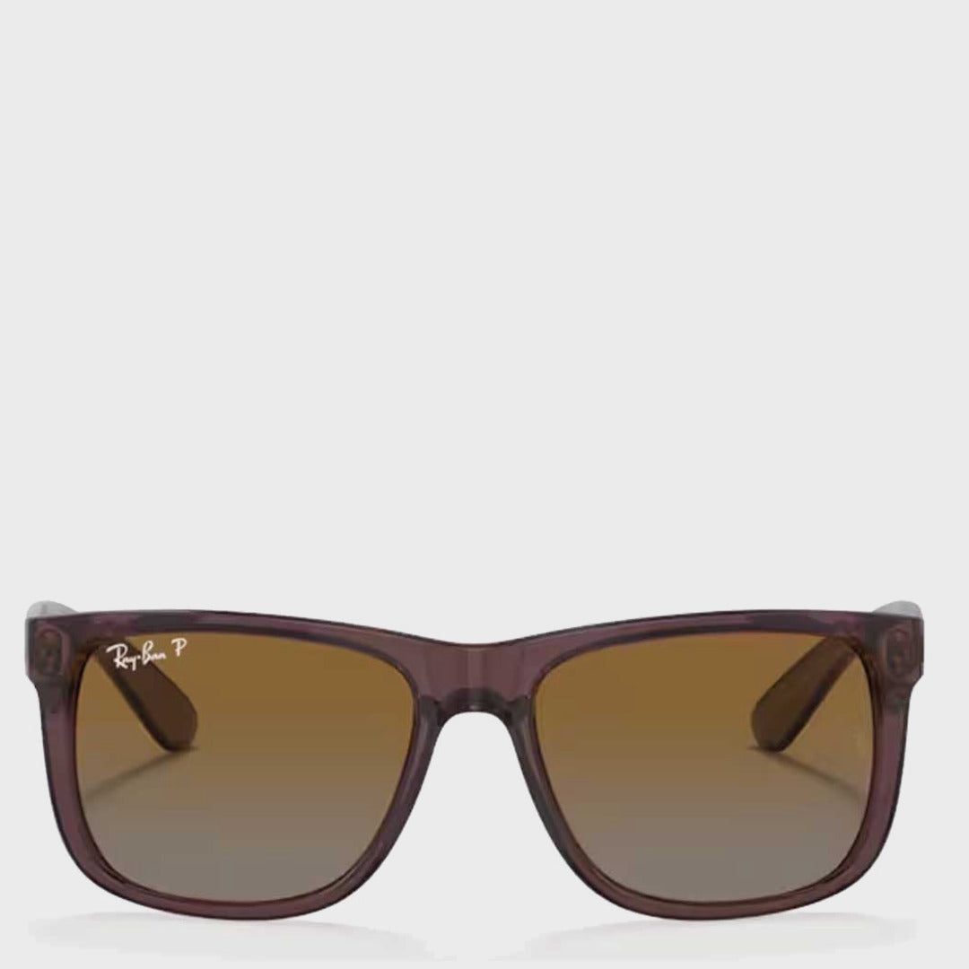 Justin | Transparent Dark Brown Polarised