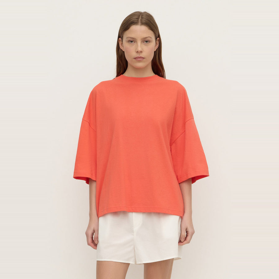Max Cotton Oversize Tee | Dahlia — image 1